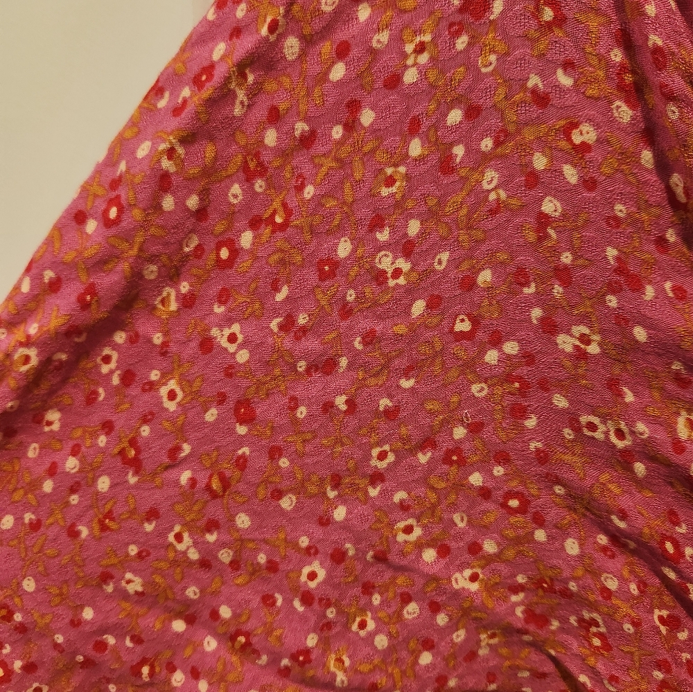 Free People: Pink Dress With Backties Size M - Picture 4 of 6